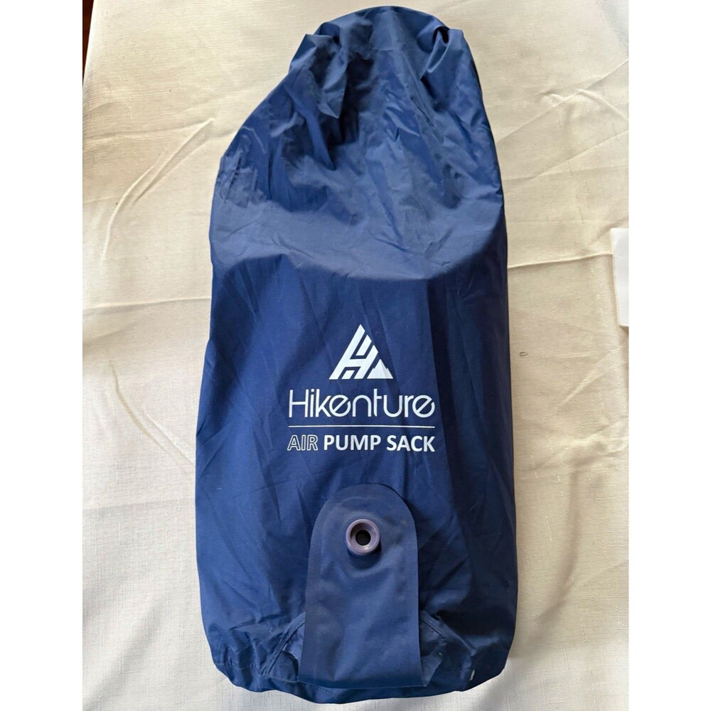 Hikenture Air Pad Air Pump Sack w/ Pump & Storage Bag Single Blue Camping